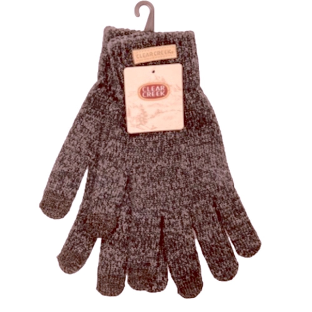 Men’s Clear Creek brown/black marled gloves